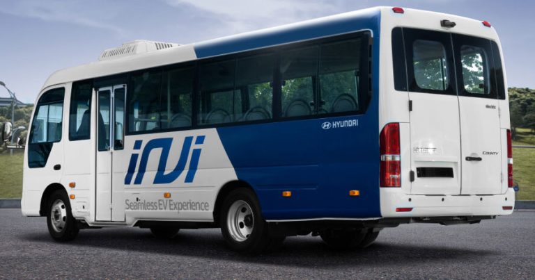 electric minibus hyundai county 8 meter
